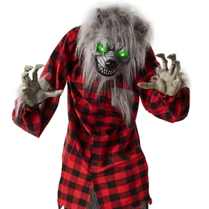 5 Fuß stehender Werwolf, heulender Hudson Halloween Animatronic mit voraufgezeichneter - Bild 1 von 12