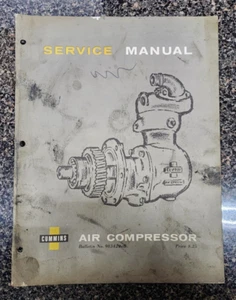 CUMMINS AIR COMPRESSOR SERVICE MANUAL DATED 1961 ALL MODELS - Picture 1 of 6