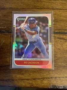 2021 Panini Donruss Retro 1987 Career Stat Line /241 Bo Jackson #213