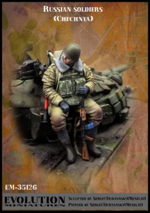 1/35 soldado de resina modelo Segunda Guerra Mundial soldado tanque ruso 1 pieza - Imagen 1 de 2