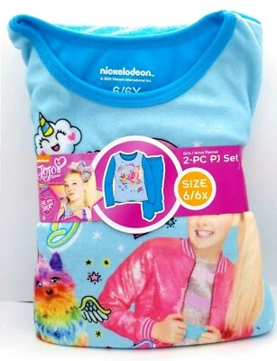 Nuevo JOJOJO SIWA Arco Nickelodeon 2 fotos Franela Pijama Ropa de Dormir Conjunto Talla 6/6x Foto 1 de 4