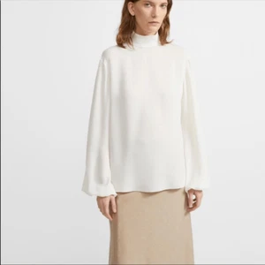 Top de seda de cuello simulado Theory talla S - Imagen 1 de 8