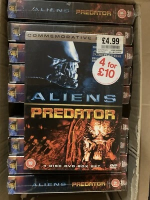 Aliens - Predator DVD Sci-Fi & Fantasy (2004) Arnold Schwarzenegger new sealed - Image 1 of 2