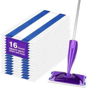 HOMEXCEL Multi-Layer Dry Floor Mop Pads Compatible with Swiffer Wetjet-All Purpo - Picture 1 of 10
