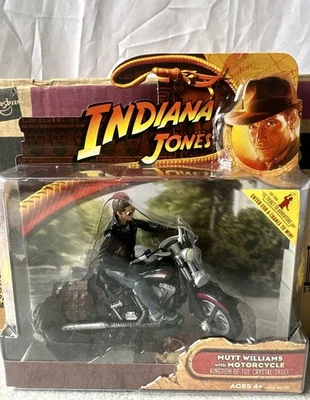 Indiana Jones Kingdom Of Crystal Skull Mutt Williams com motocicleta 2008 3.75 - Imagem 1 de 4