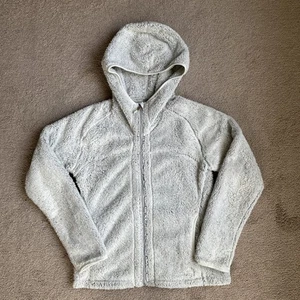 Nike ACG Damen Kunstfell Sherpa Fleece Kapuzenjacke Full Zip Cremeweiß M - Bild 1 von 8