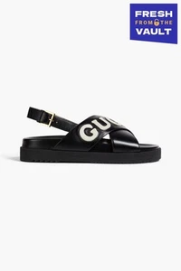 Sandalias planas de cuero GUCCI Elizabeth US9 UK6 EU39 hebilla con logotipo en relieve PVP €895 - Imagen 1 de 11