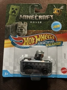 2025 Mattel Hot Wheels RacerVerse A Minecraft Movie Grunter Mining Car - Picture 1 of 2