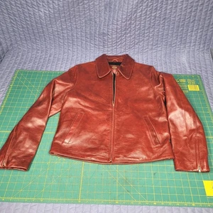 Vintage 90’s Women’s Red Gap Leather Jacket Size Small - Bild 1 von 23