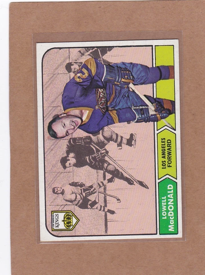 1968-69 TOPPS HOCKEY LOWELL MACDONALD ROOKIE #42 KINGS EX+ *A41864 - Image 1 of 1