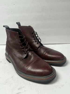 Calvin Klein Dark Brown Men's Boots Size 8 Pealing Inside See Pictures - Image 1 of 4