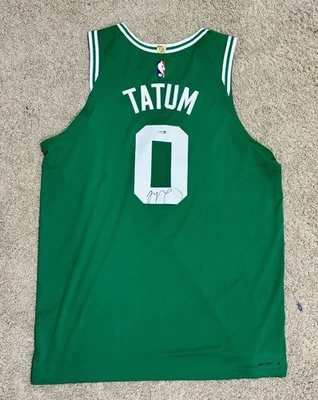 BOSTON CELTICS JAYSON TATUM SIGNED NBA JERSEY JSA COA ICON AUTHENTIC AUTOGRAPH - Image 1 of 4