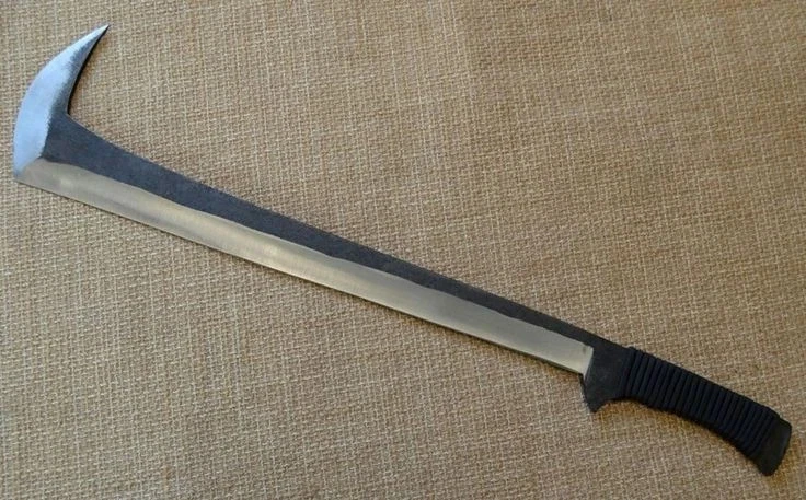 Espada de supervivencia Full Tang de acero al carbono hecha a mano personalizada espada de caza camping Foto 1 de 1