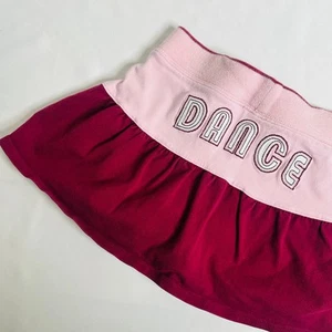 Vintage Limited Too DANCE Pink Color Block Sporty Skort / Skirt Sz 8 - Picture 1 of 10