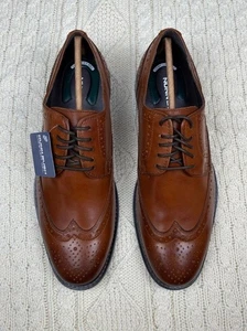 Scarpe Nunn Bush da uomo nuove con scatola - Nelson Cognac Oxford in pelle taglia 9,5 M - Foto 1 di 7