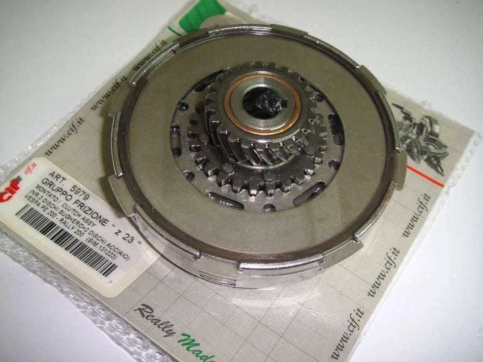 5979 NUOVO GRUPPO FRIZIONE COMPLETO MONTATO "MODIFICA" PER PIAGGIO VESPA PE 200 - Immagine 1 di 1