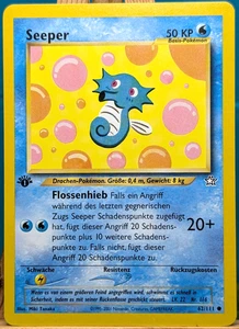 POKEMON - Neo Genesis - Seeper - 62/111 - 1. Edizione - Italiano - Foto 1 di 2