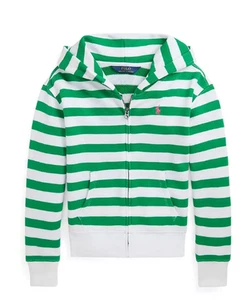 Polo Ralph Lauren Big Girl Terry Full-Zip Hooded Sweatshirt, Small, (7) - Picture 1 of 1