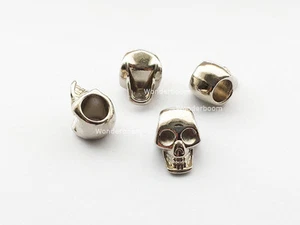 Big Skull Silver Metal beads for Paracord Lanyards/Bracelets - Picture 1 of 1