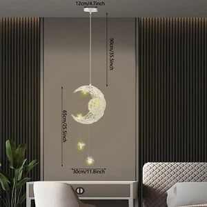 Lampada a sospensione unica stella celeste luna per interni vari - Foto 1 di 17