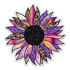 Pretty Colorful Sunflower Trendy Cute Stickers - 2 Pack Of 3" Stickers - Wate...