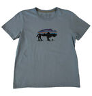 Patagonia Fitz Roy Bison T-Shirt Petit S manches courtes chemise femme