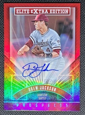 2015 Panini Elite Extra Edition Prospects Auto Drew Jackson #178 - Image 1 of 2