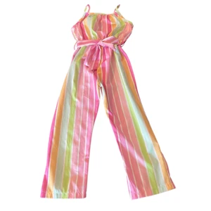 SHEIN Girls Multicolor Sleeveless Jumpsuit size 130 / size 6-7 - Picture 1 of 5