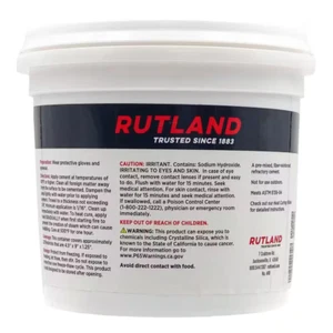 64 fl. oz. Refractory Cement Tub - High-Quality Fireproof Cement for Furnace - Picture 1 of 12
