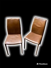 Lovely Pair Of All Leather Barker And Stonehouse Chairs *WE DELIVER *