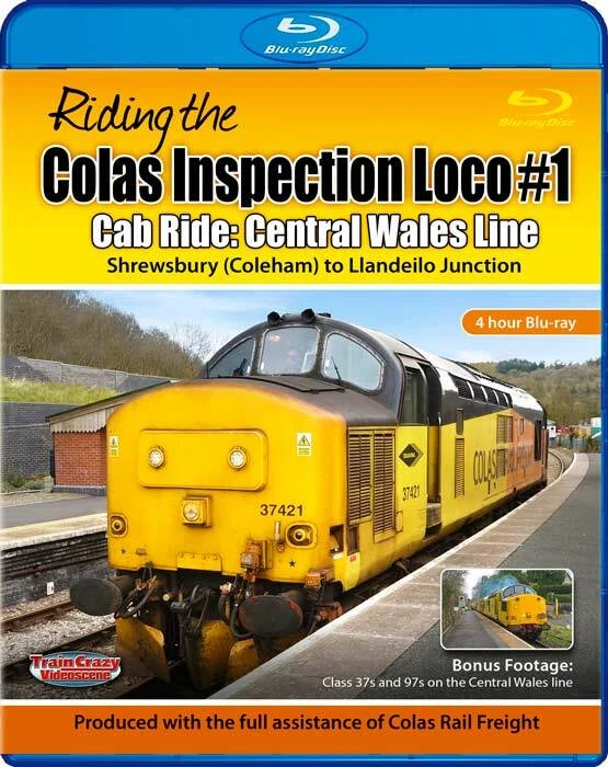 Riding the Colas Inspection Loco #1 - Cab Ride: Central Wales Line  *Blu-ray - Image 1 of 1