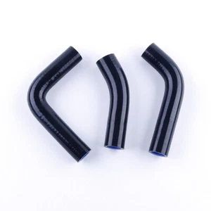 For Yamaha RD250 RD350 LC4L0 4L1 RD 250LC 350L YPVS Silicone Radiator Hose Black - Picture 1 of 3
