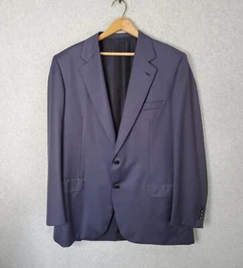 Brioni Jacket Sport Coat 2 Button Blue Striped Palatino Size US 44L 100% Wool - Picture 1 of 16