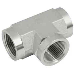 1" Female Pipe Tee - 316 Stainless Steel - Picture 1 of 1