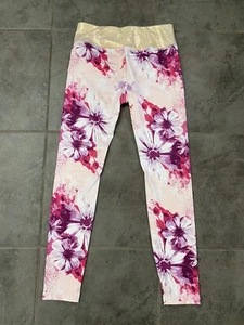 Justice Girls XL 16/18 Fun Leggings! Metallic Waistband! Adorable! ๐๐ - Picture 1 of 7
