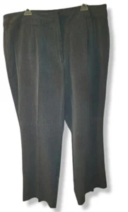 Mujer Plus Talla 22W Roaman's Gray Dress Pantalones Mezcla de Poliéster - Imagen 1 de 7