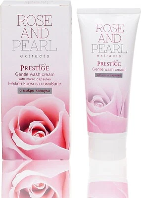 Crema detergente per viso delicato con microgranuli "Vip's Prestige - Rose&Pearl - Image 1 of 4