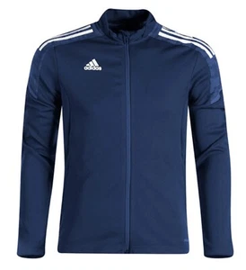 Adidas Youth Condivo 21 Jacket Shirt Navy Running Training GYM Top Jersey GK9576 - Picture 1 of 4