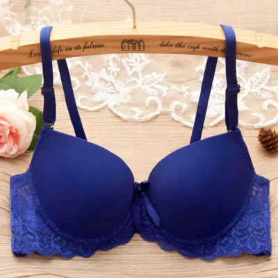 Lencería para mujeres Sujetador push up Encaje Acolchado Con aros Sujetador Ropa interior AAA AA B C  Foto 1 de 4