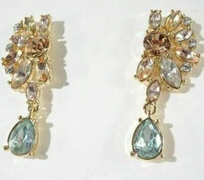 Pendientes colgantes Banana Republic para mujer metálicos de cristal brillante nuevos con etiquetas 48 Foto 1 de 3