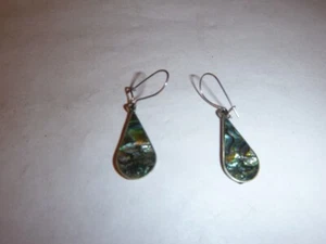 Alpaka Abalone Ohrhänger - Bild 1 von 4