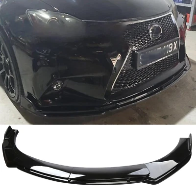 Front Bumper Lip Splitter Diffuser Cover Body Kit Gloss Black For Lexus RX350 Foto 1 de 4