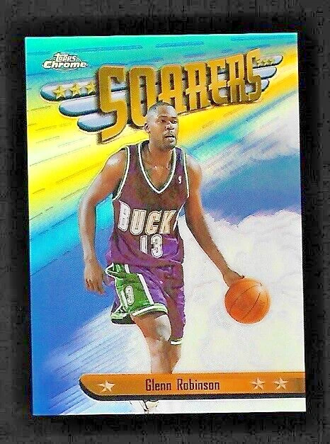 1998-99 年 Topps Chrome 折射器 Glenn Robinson Seasons 最佳插入硬拉 — 第 1/1 张图片