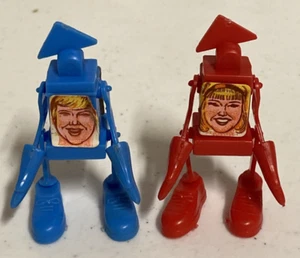 1969 DISNEY NABISCO The Computer Wore Tennis Shoes ROBOT Cereal Box Premium Set - Photo 1 sur 7