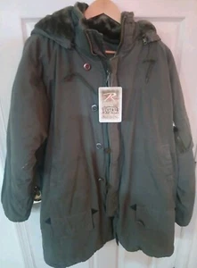 Parka De Colección Tipo N-3B Clima Extremo Hombres Mediana Oliva Drab ROTHCO #9467 NUEVA CON ETIQUETAS - Imagen 1 de 4
