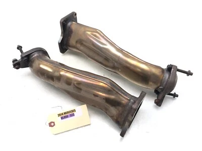 Tubo de escape turbocompresor izquierdo derecho Mercedes GL450 V8 2013-2019 X2 OEM. Foto 1 de 4