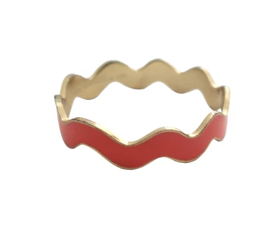 LILLY PULITZER Enamel Ric Rac bangle bracelet - Image 1 of 3