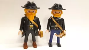 2x Playmobil Custom Western ACW Südstaaten/Nordstaaten Soldat - Bild 1 von 6