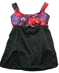 FLATTERING & PRETTY!!  Croft & Barrow Swimsuit, Size 14  L@@K!! - Picture 1 of 3