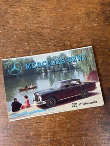 Vintage 1961 Mercedes Benz 190SL 220 280 300 SL 300 500 Fold-Out Brochure Mailer - Picture 1 of 8